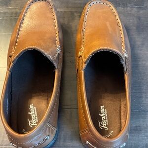 Florsheim Boy’s Tan Leather Slip-On Loafers